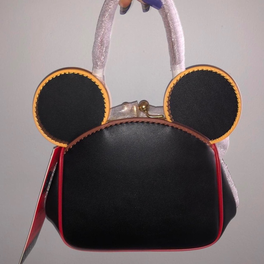 Coach Disney Mickey Mouse X Keith Haring Kisslock Bag - Picture 5 of 8